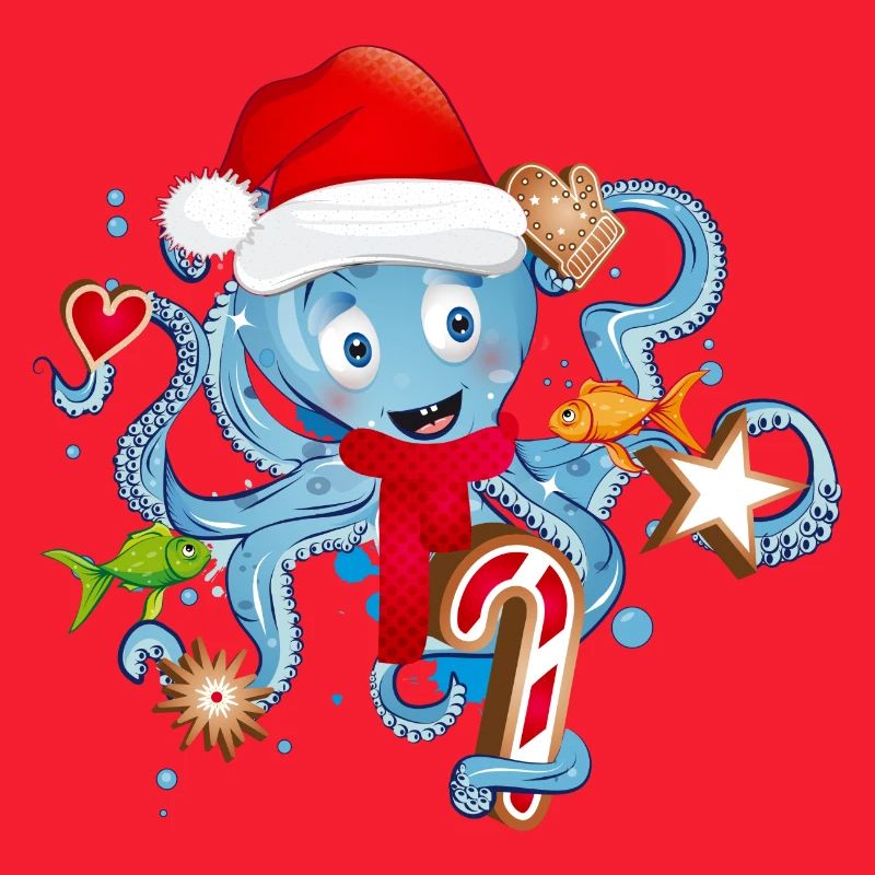 Octopus s’amuse et des biscuits pour Noël