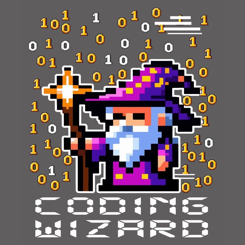 Zauberer-Pixel-Code