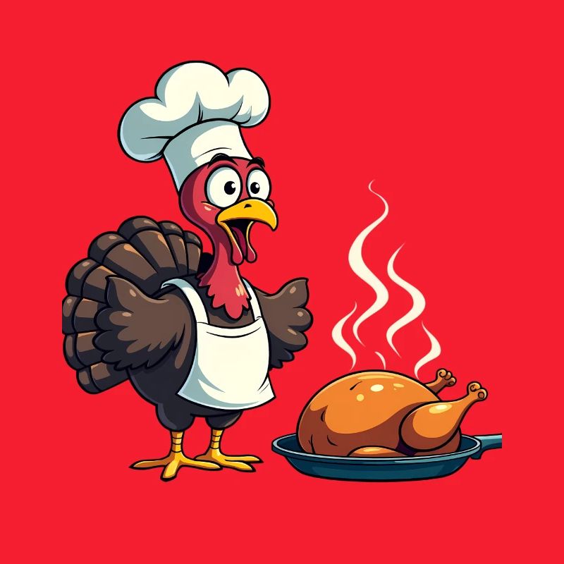 Cuisinier de dinde de Thanksgiving