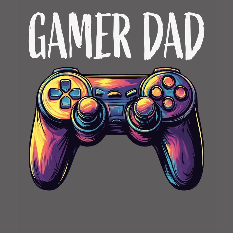 Gamer Dad Controller Neon