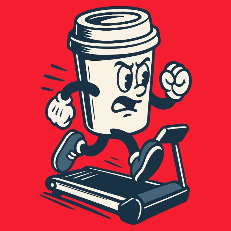Caffeinated Sprint Coffee Cup
