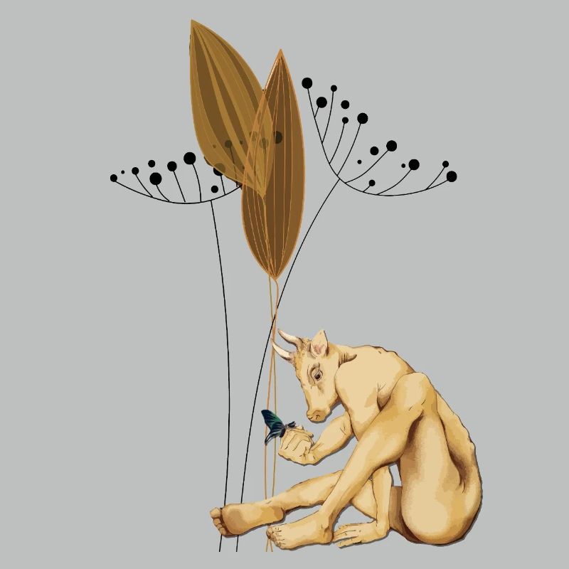 Seedbound Centaur with Dried Pods