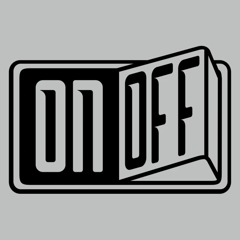 switch on off button turn on off