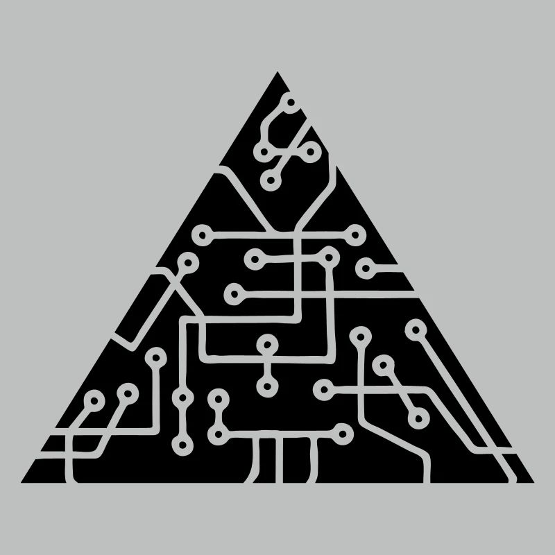 triangular shape microchip technology cool design