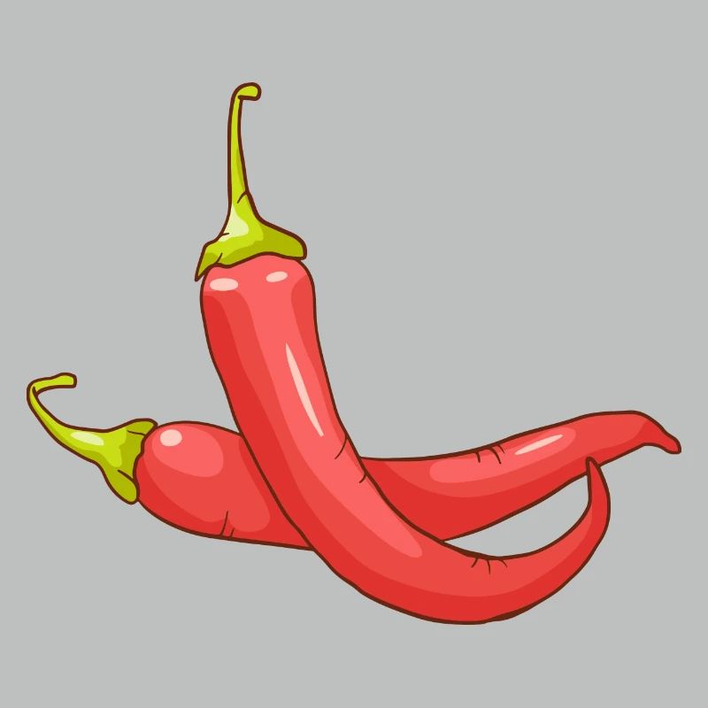 Red chilli pepper hot pepper vegetables