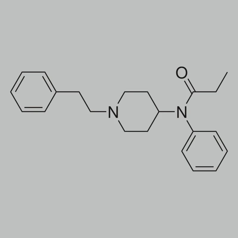 Fentanyl structural formula
