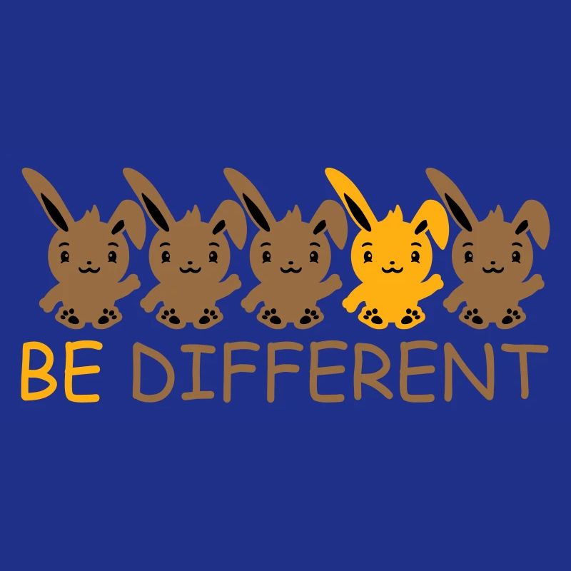 5 Bunny Friends Différence Soyez différent