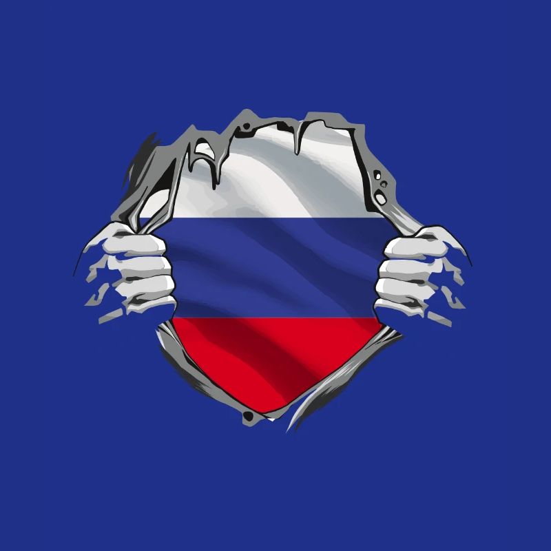 Dévoilement du drapeau russe