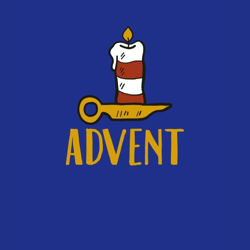 Advent One Candle Saison de Noël Countdown Cool