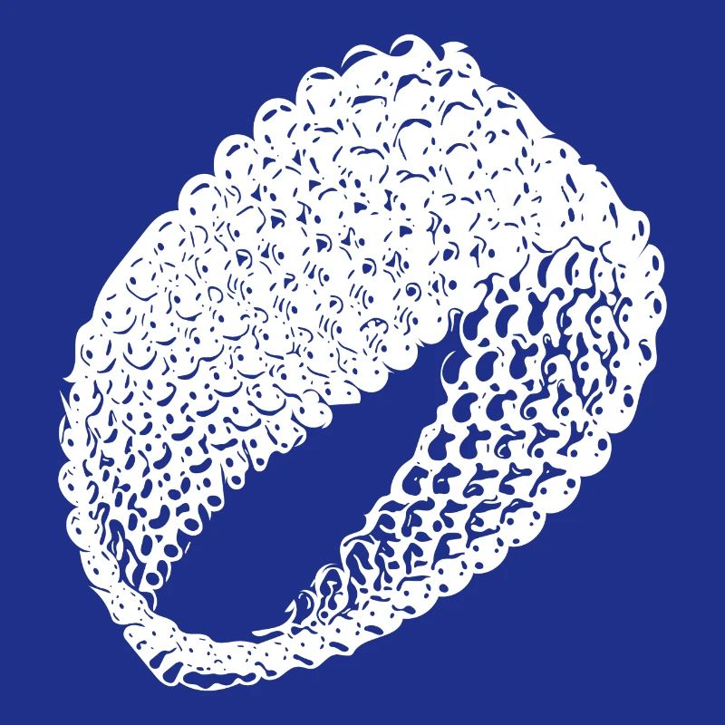 Geometric vintage Möbius loop flat surface