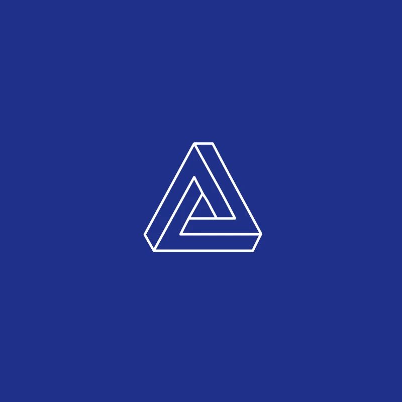 Illusion icon! Magic triangle