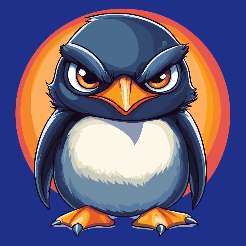 Grumpy Penguin