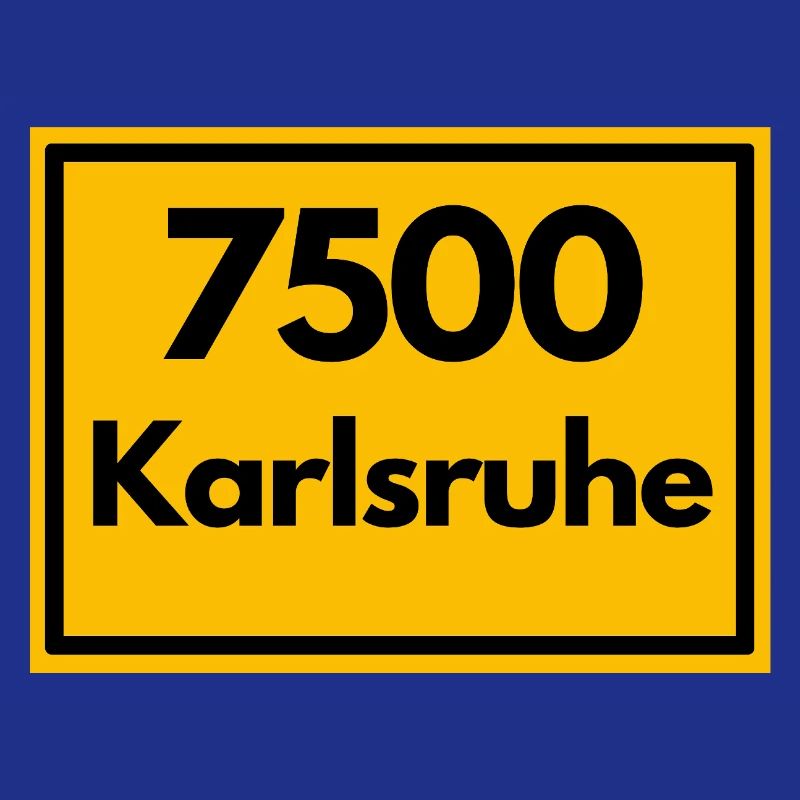 OLD POSTCODE ZIP CODE 7500 KARLSRUHE FÄCHERSTADT