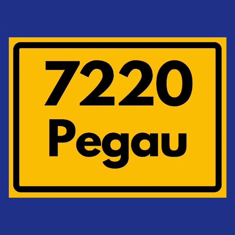 OLD POSTCODE 7220 PEGAU HEIMATSTOLZ SAXONY