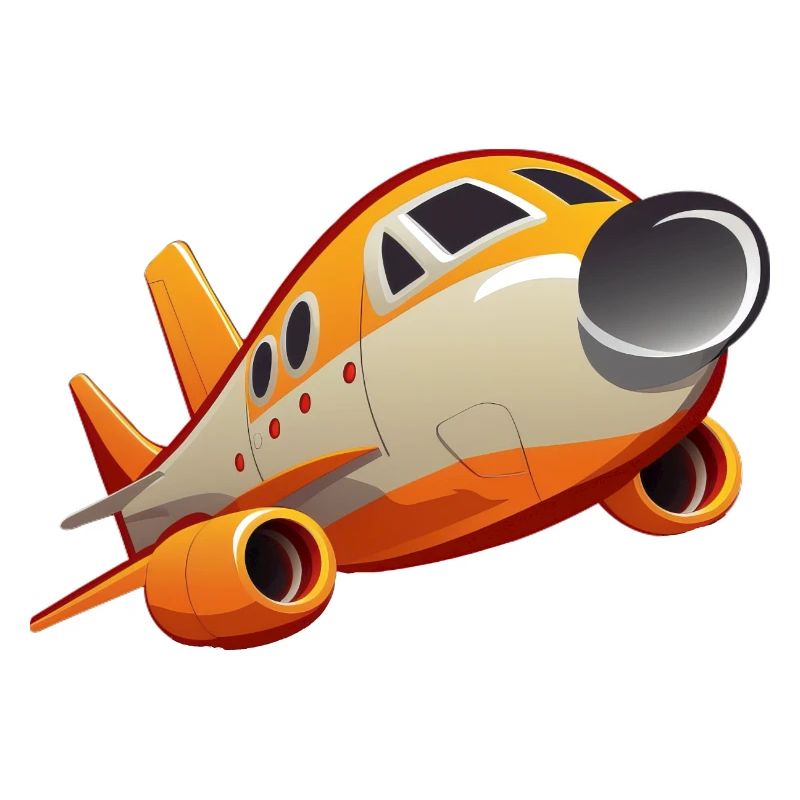 Comic Flugzeug