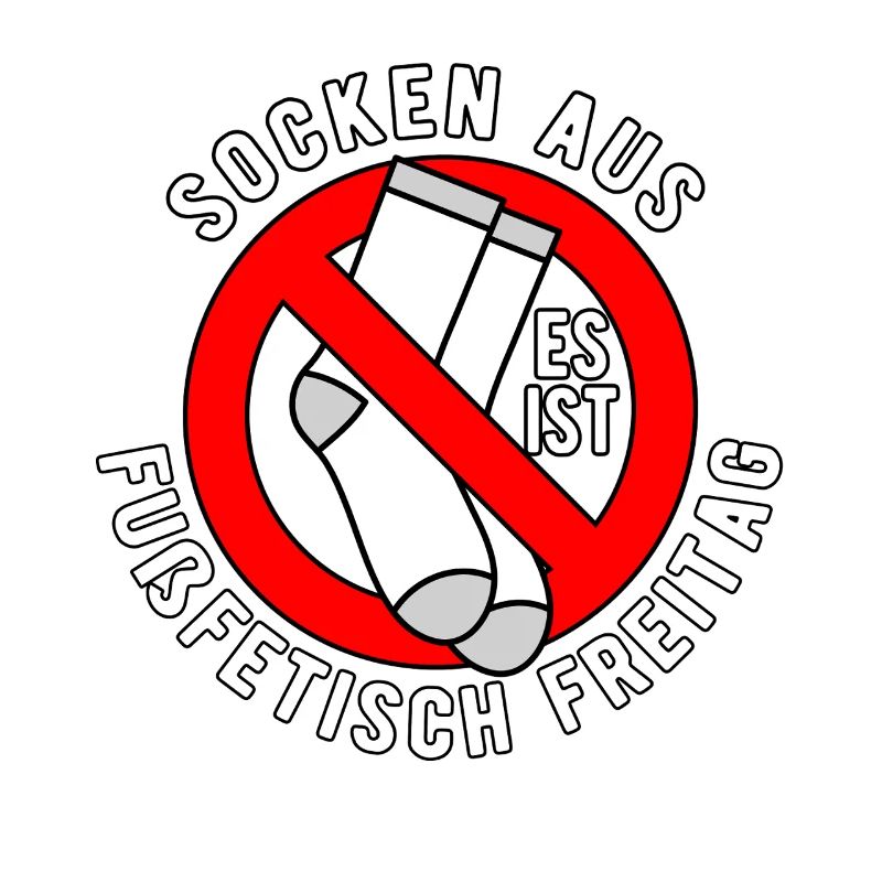 Pas de chaussettes autorisées pieds bouclier