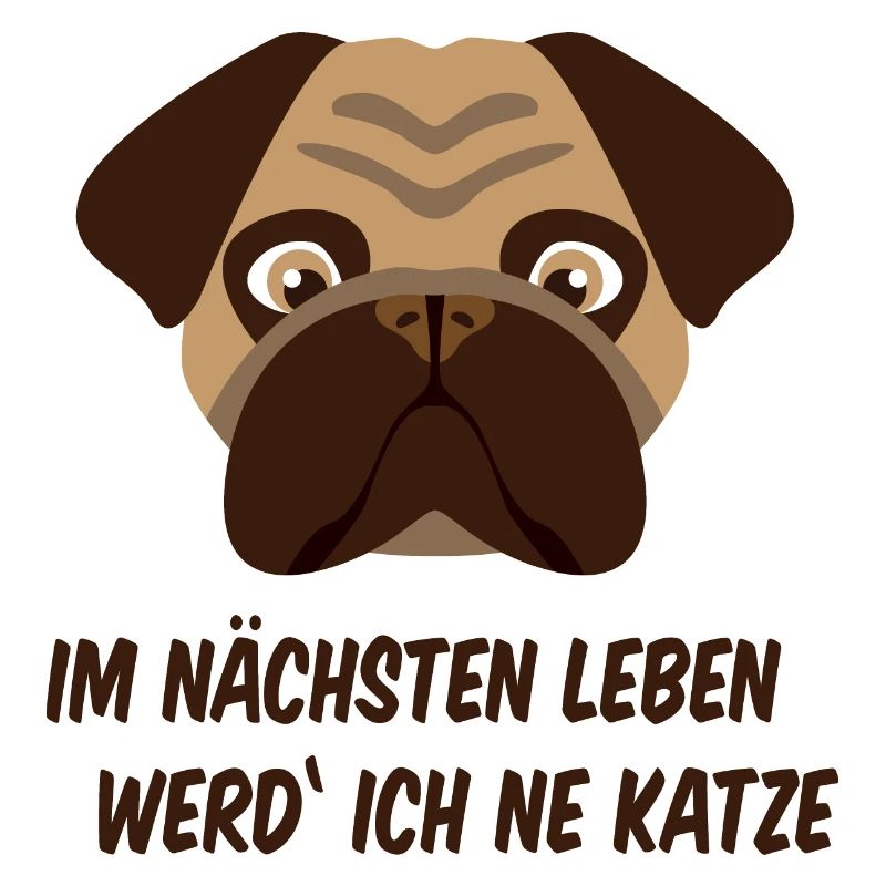 Frustrierter Mops