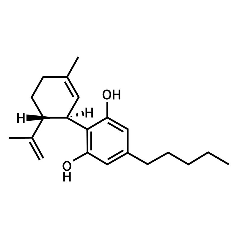CBD Strukturformel Single