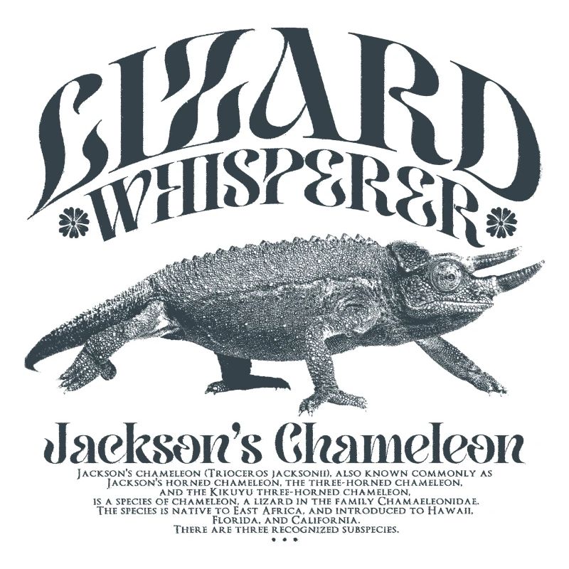 Jackson's Chamäleon Echsenflüsterer