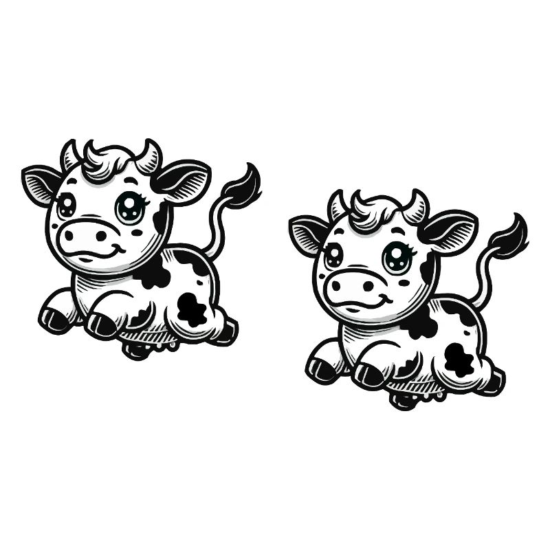 Bande dessinée de vache