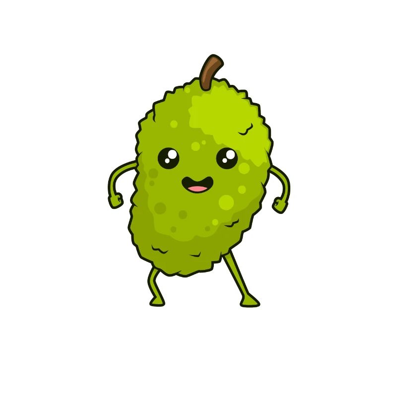 Kawaii Comic Jackfrucht