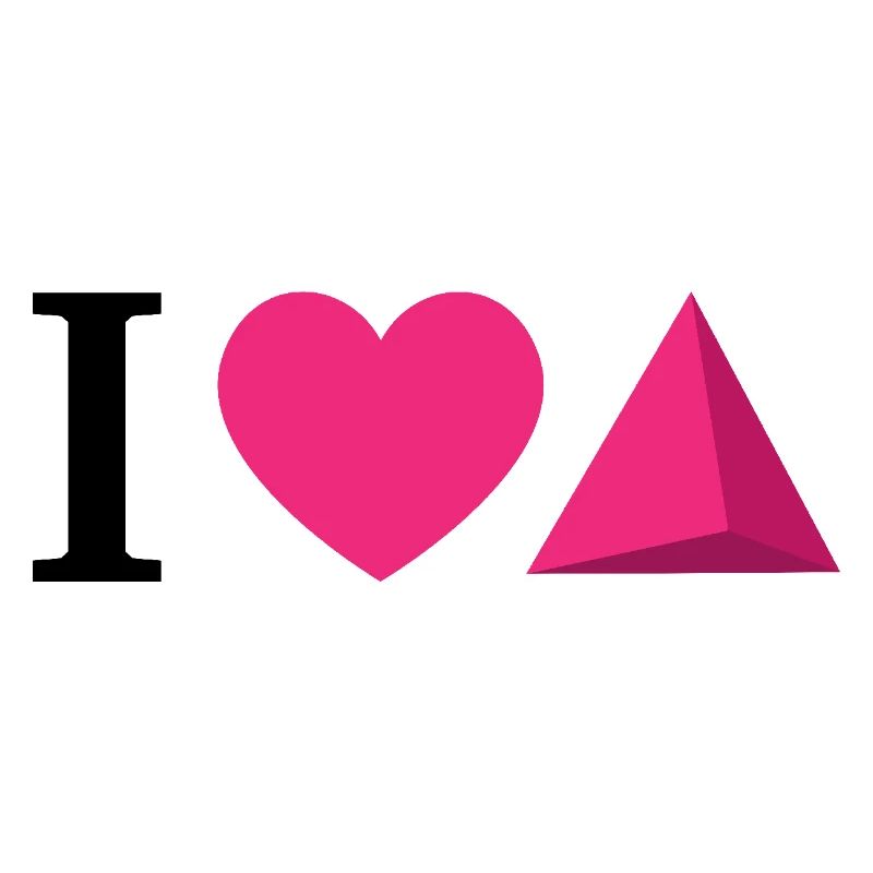 J’adore la géométrie.Saint-Valentin Saint-Valentin