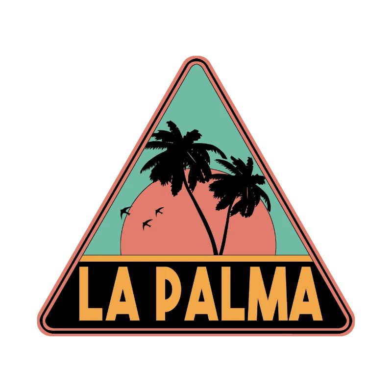 Triangle Palm Trees La Palma