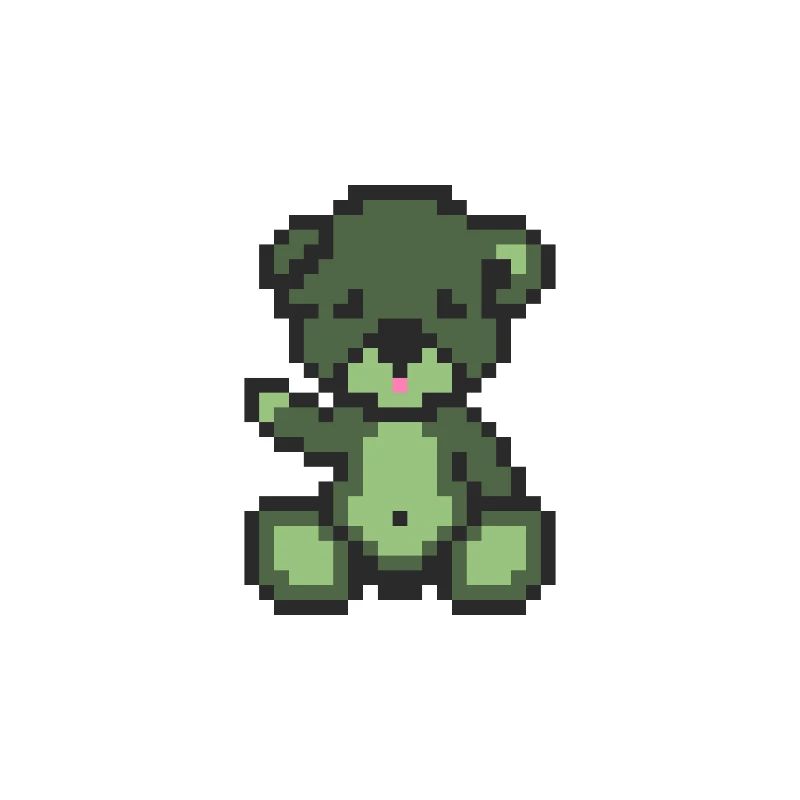 Pixel Bear Zombie