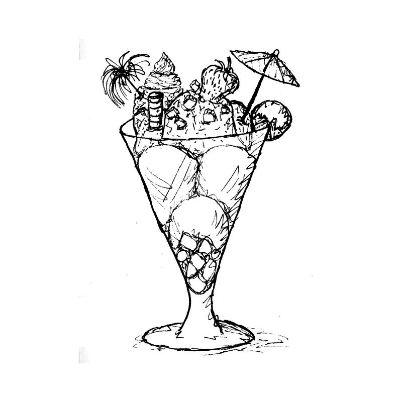 Früchte Eisbecher