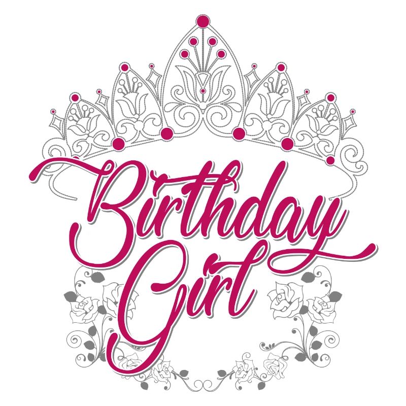 Birthday Girl Tiara Script