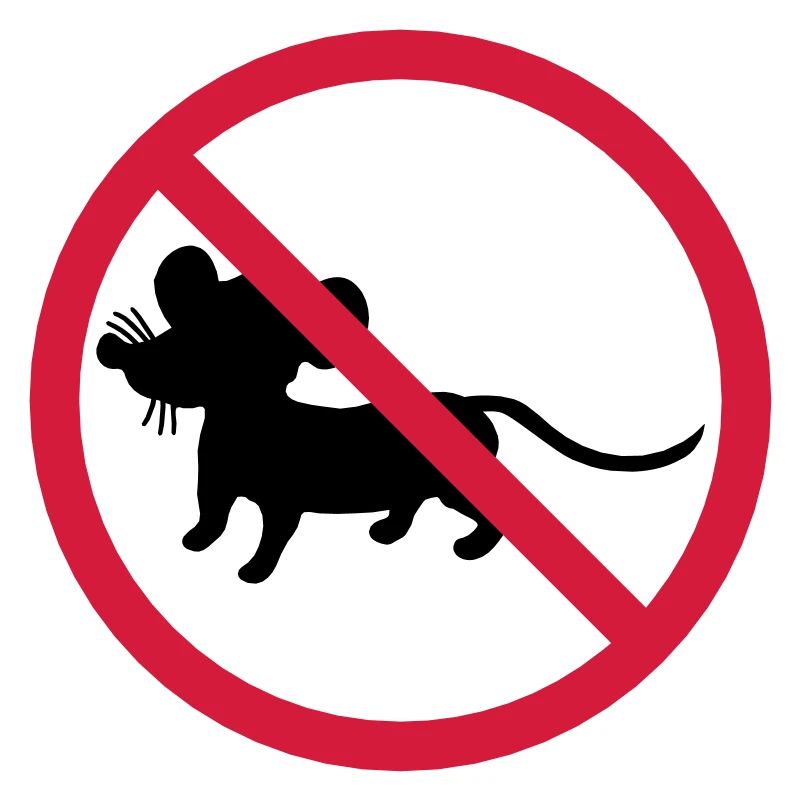 interdit panneau zone pas souris symbole maeuschen s