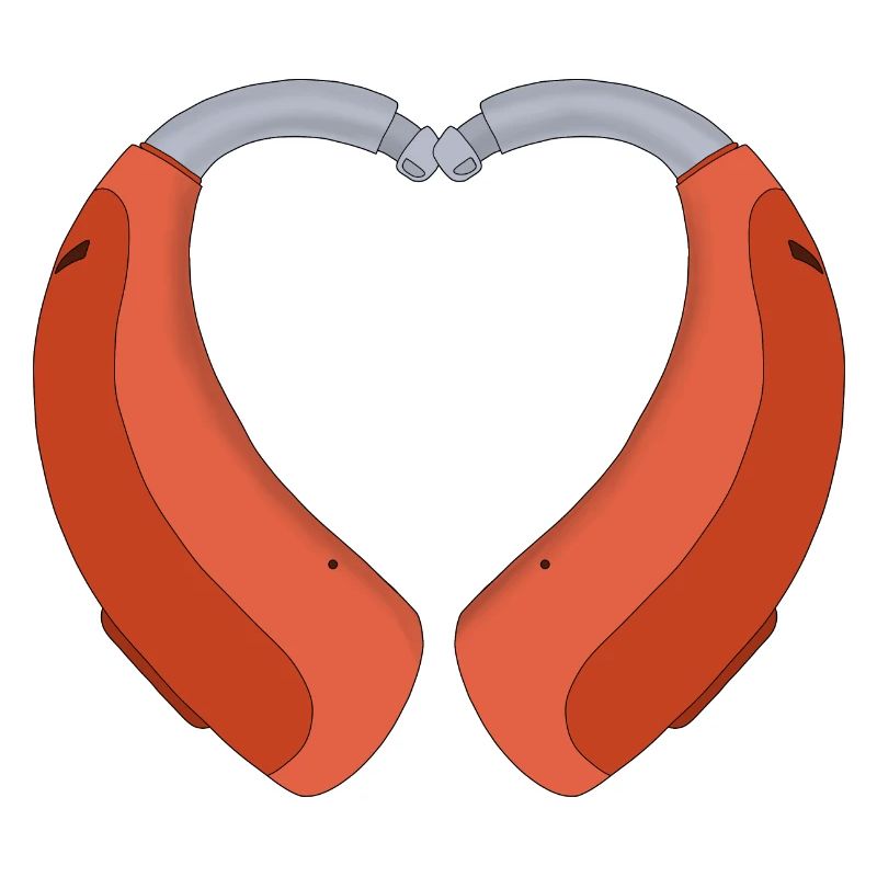 Heart Shaped Hearing Aid