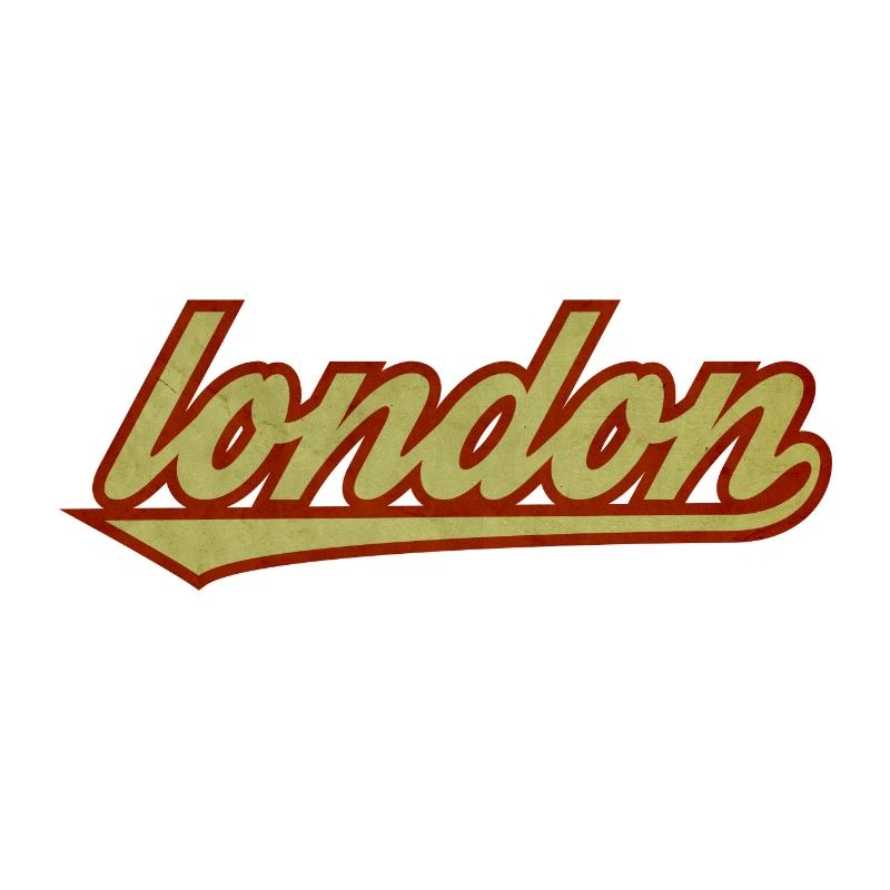 London Retro Script Logo