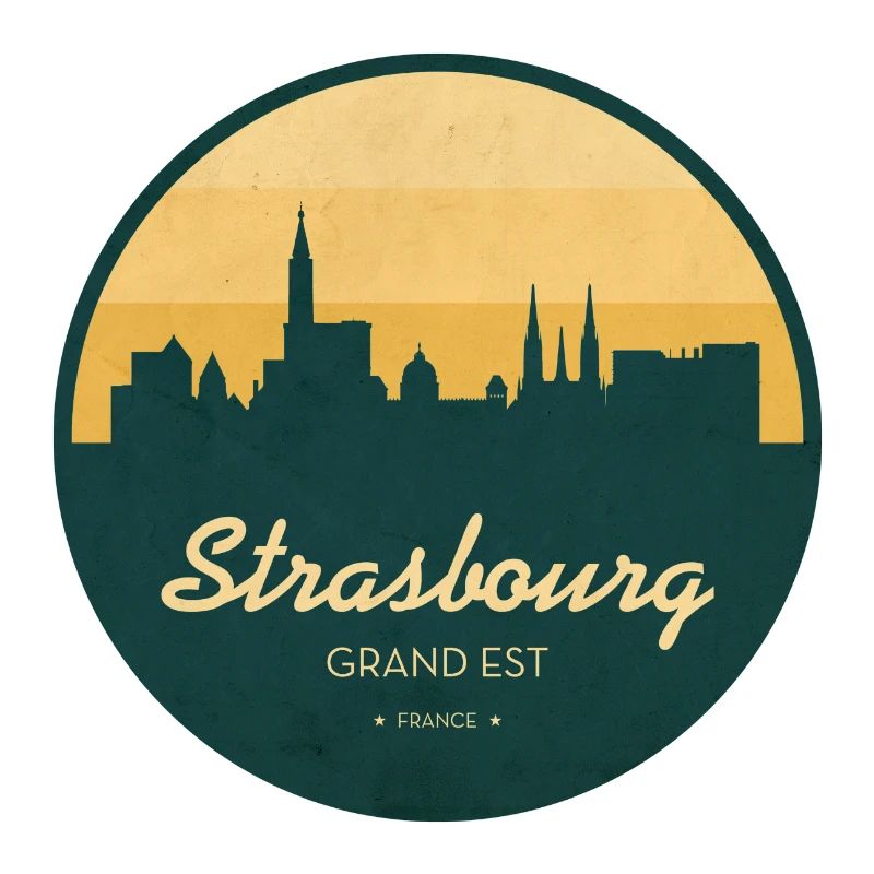 Strasbourg Skyline – Sunset Design