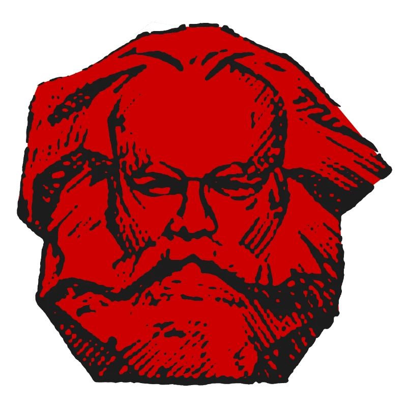 Karl Marx rouge communisme marxisme pull copie