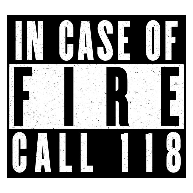 Feueralarm Notruf Design