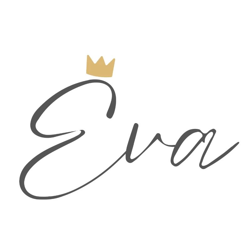 Prinzessin Eva Crown Hemd – Name mit Buchstabe E