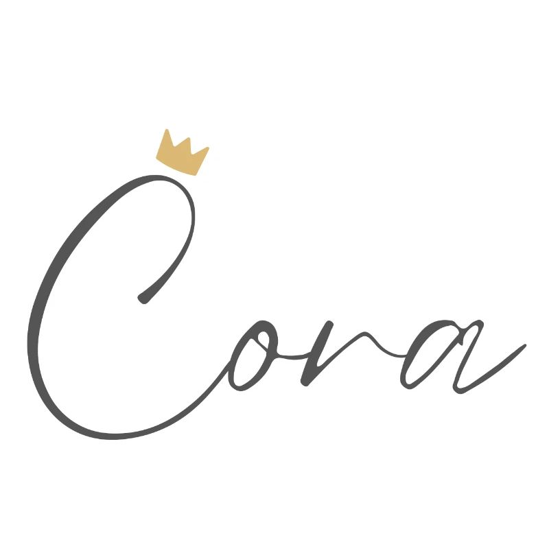 Prinzessin Cora Crown Hemd – Name mit Buchstabe C