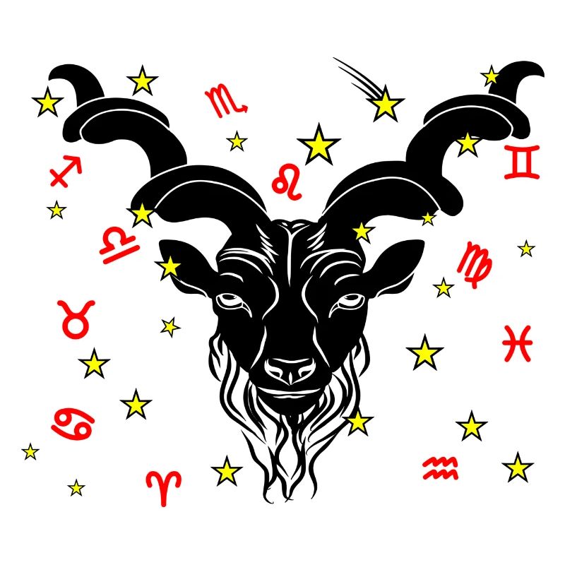 Sternzeichen Stern Logo Steinbock