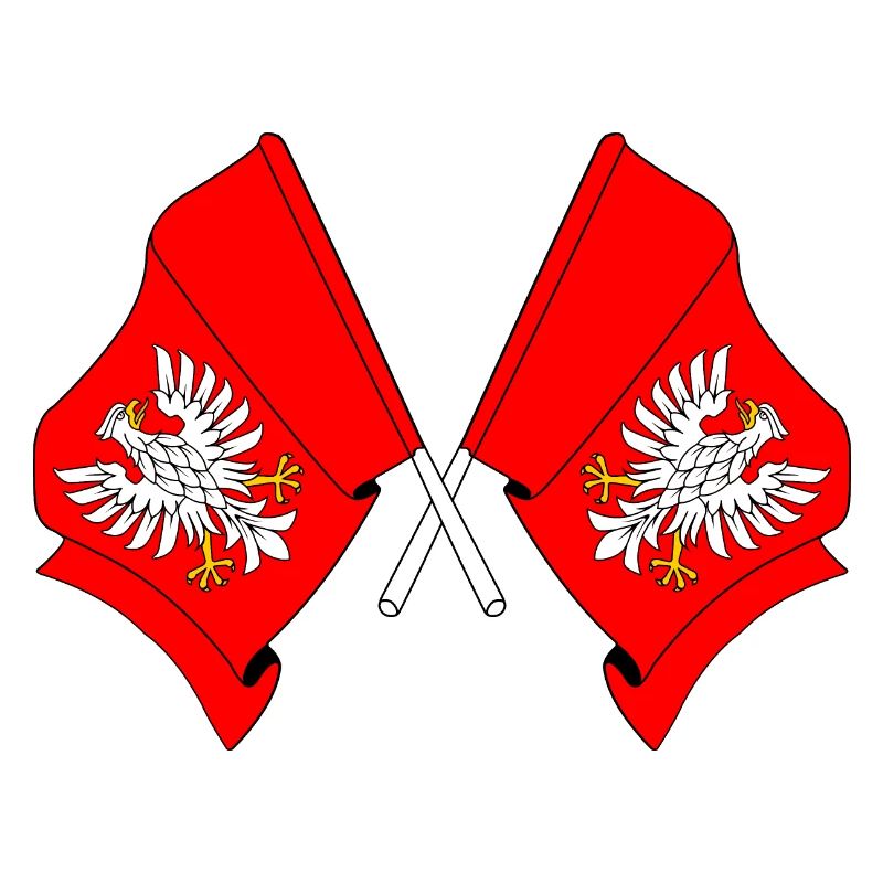Deux drapeaux de la Mazovie