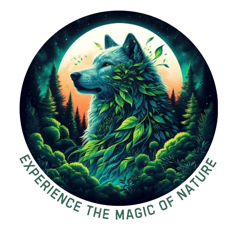 Wolf im Wald