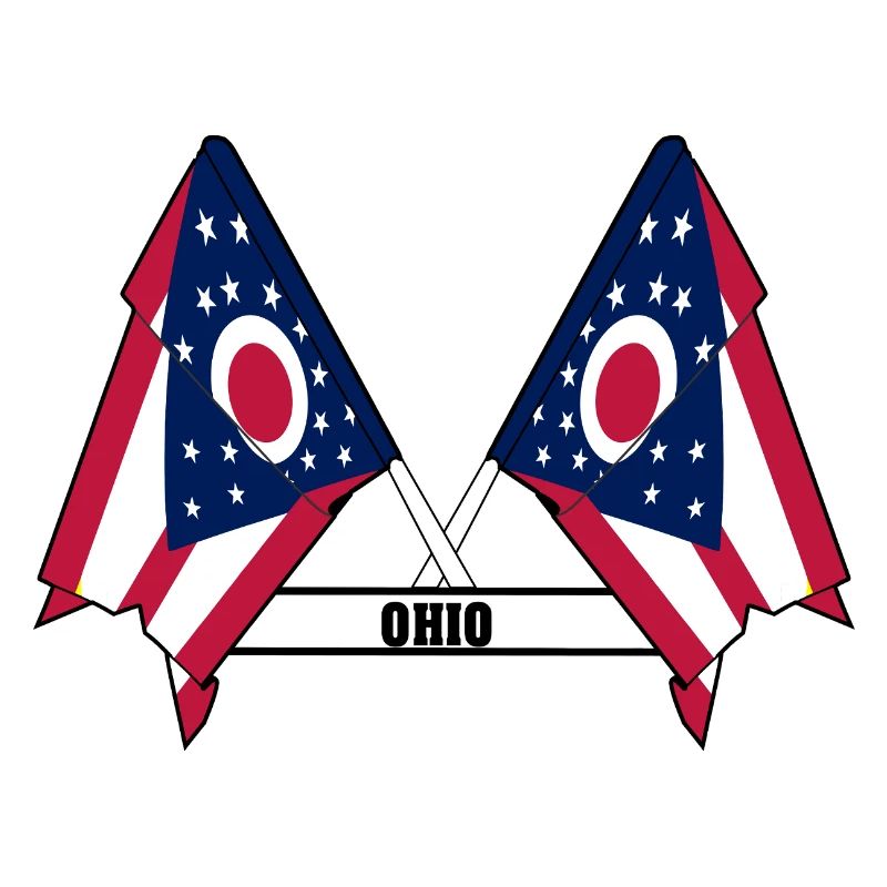 wee flags text OHIO