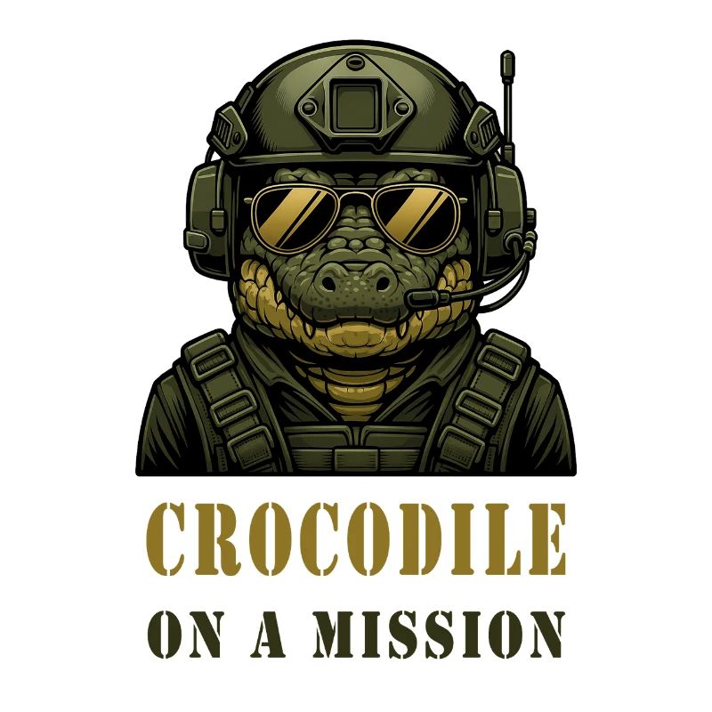 Crocodile on a mission