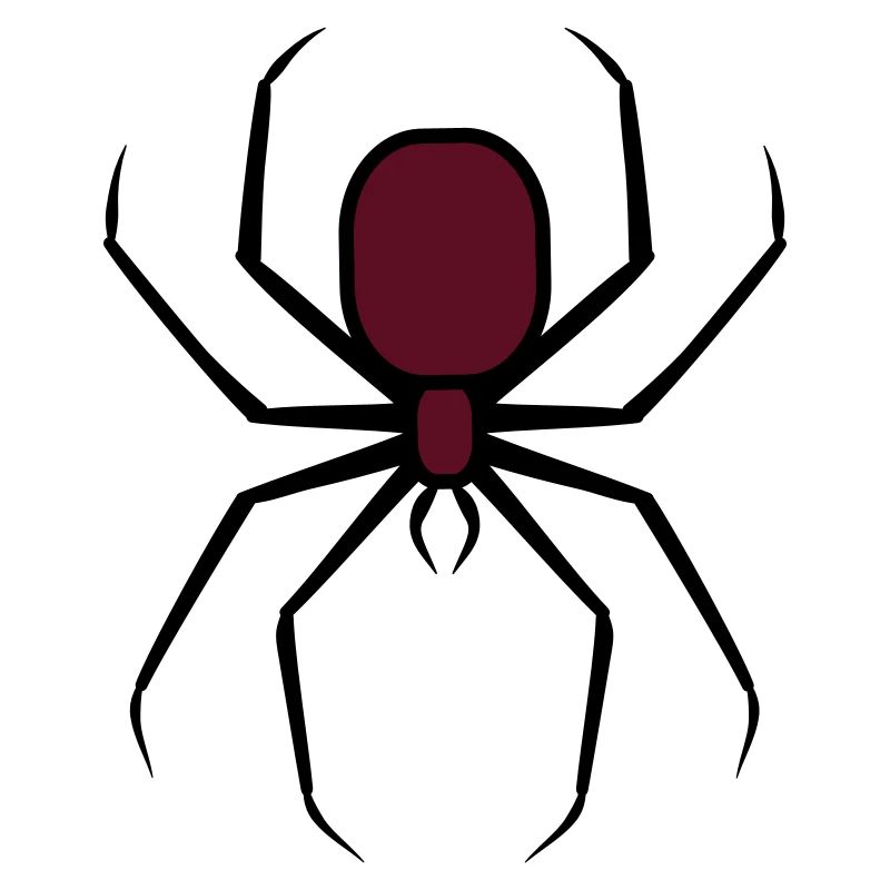 Gruselige Halloween Unheimliche Goth-Spinne 3