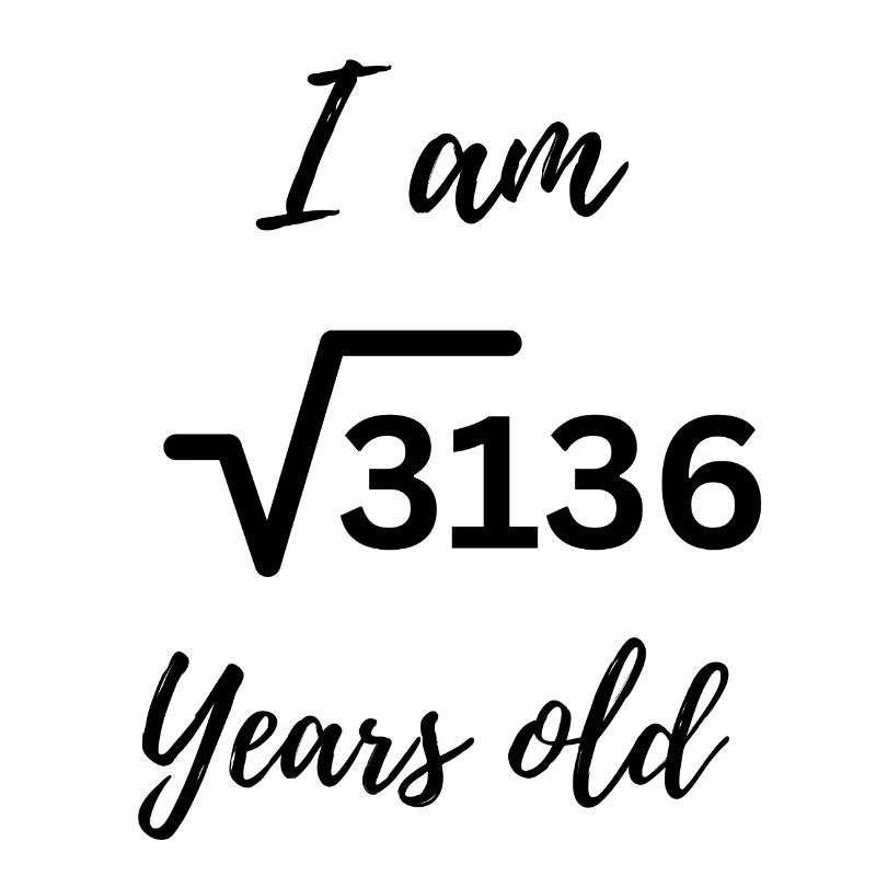 √3136 – 56, but only recognizable to math fans