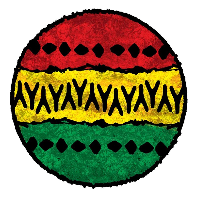 Tissu de coton coloré Afro Design