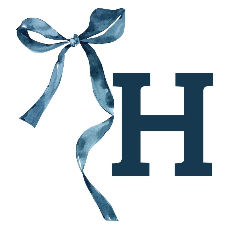 Monogram h Geschenkidee