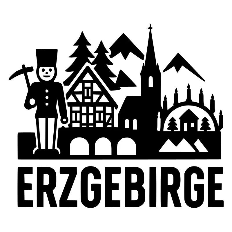 Typical Erzgebirge silhouette