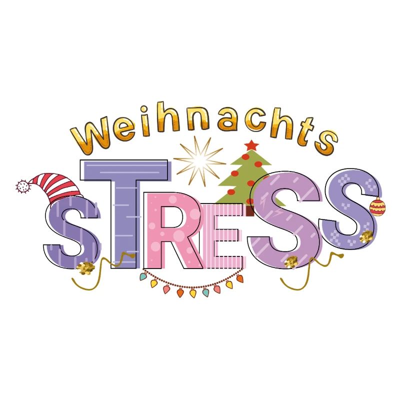Weihnachten Stress 