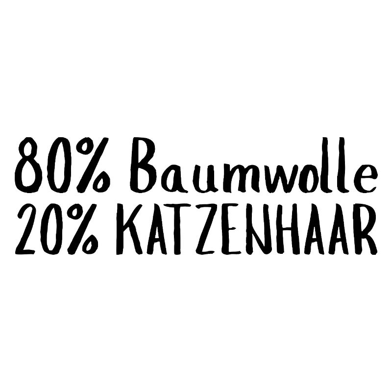 80% Baumwolle 20% Katzenhaar Katze